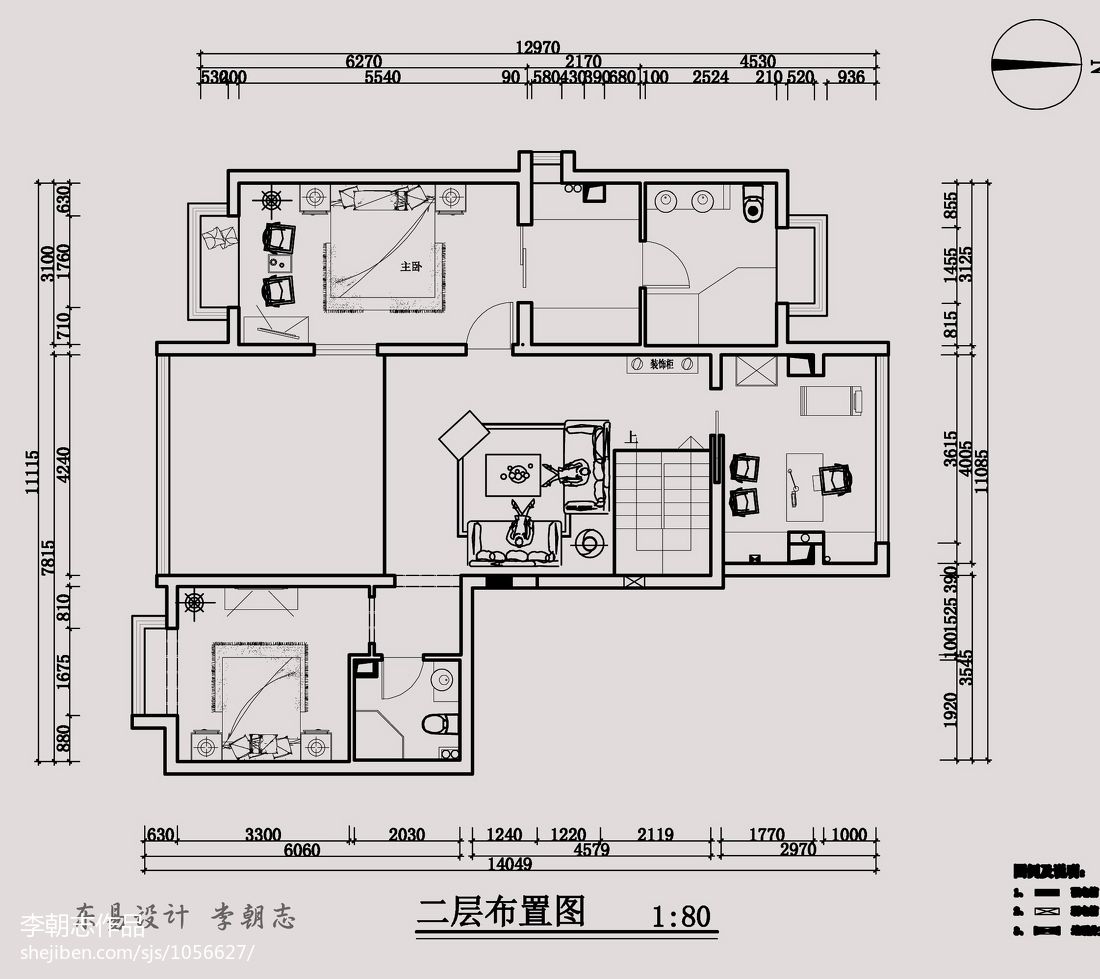 房屋二層設計平面圖與平面設計要點解析